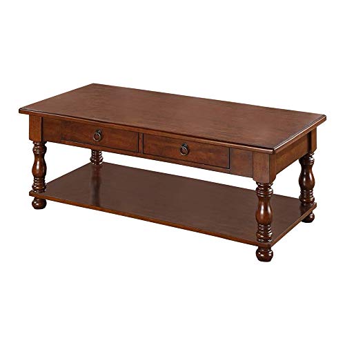 Benzara Rubber Wood Coffee Table Brown Benzara Rubber Wood Coffee Table Brown