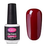CLAVUZ Burgundy Nail Polish Soak Off UV LED Gel Nail Varnish Professional Salon Beauty Manicure Art Lacquer 8ML
