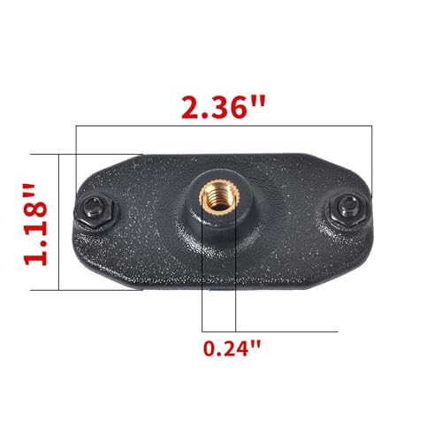 Adaptateur bille 25mm pour émetteur-récepteur compatible avec bras RAM de taille B - 2