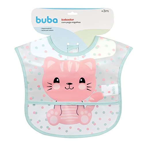 BUBA Babador Com Bolso Gatinho, Colorido BUBA Babador Com Bolso Gatinho, Colorido