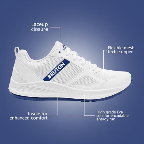 Image of BRUTON EVA Lite Stylish Shoes for Men- White