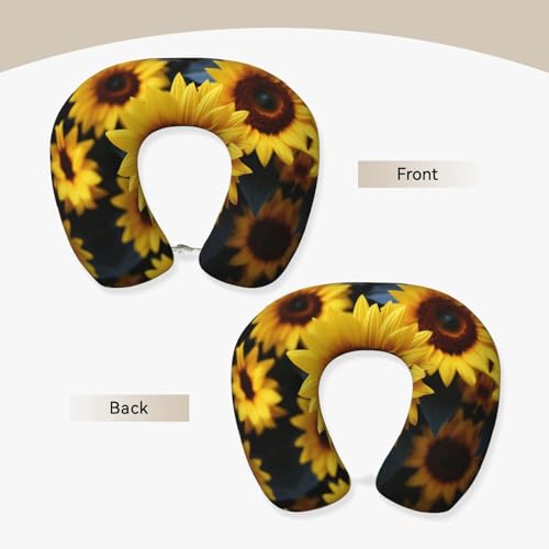 Almohada de espuma viscoelástica talla única negra miniatura 3