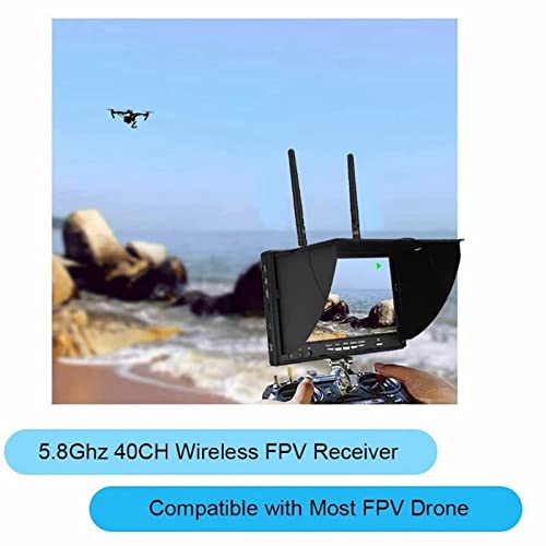 Amazon | FPVモニター、7インチLCDビデオスクリーン800 x 480