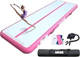 AWSUM Aufblasbare Gymnastikmatte, 5,1 x 12,7 x 10,2 cm, mit elektrischer Pumpe, für zu Hause und im Fitnessstudio