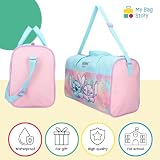 mybagstory - Torba sportowa dla dziewczynek - Stitch - Dzieci - Szkoła - Przedszkole - Rozmiar 40 cm - Regulowany pasek - Pomysł na prezent