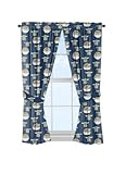 Star Wars The Mandalorian Grogu Window Curtain Panels 42 x 63 Inches, Kids Bedroom Drapes, Polyester Rod Pocket Curtains, Set of 2