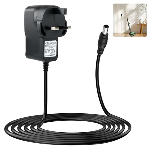 27V 500mA Power Adapter for Gtech AirRAM MK2 Cordless Vacuum Cleaner, 1.8m Length Cordless Vacuum Cleaner Battery Charger UK Plug Cable for Gtech AirRam MK2 K9 ATF001 AR02 AR29 AR30 ATF27 ATF29 ATF40 - Image 6
