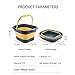 WMHYLYH Collapsible Foot Spa Bath Massager for Dry Cracked Feet, Feet Soaking Tub with Massage Acupoint, Pedicure Foot Soak Basin Plastic Bucket with Handle(Green)
