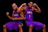 MasonArts Tracy McGrady 36inch x 24inch Silk Poster Dunk and Shot Wallpaper Wall Decor Silk Prints for Home and Store