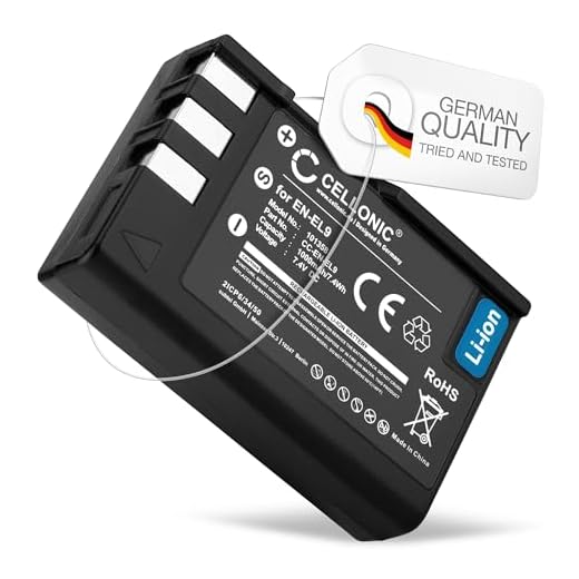CELLONIC 1x Akku für Kamera Kompatibel mit Nikon D3000, D5000, D40, EN-EL9 - (1000mAh, 7.4V)