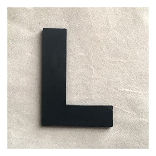 1pcs PVC Black Uppercase English Letters Wall Decoration, 9cm/3.54