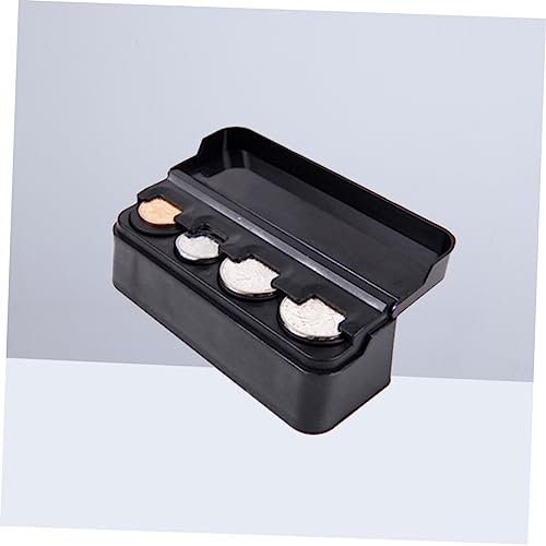 Caja organizadora de monedas para coche color negro miniatura 2