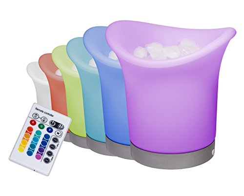 My Home LED-Flaschenkühler mit Farbwechselfunktion und Fernbedienung