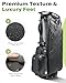 RIOROO 14 Way Golf Stand Bag, Full Length Dividers PU Leather Golf Bag with Plush Top for Men/Women, Waterproof & Versatile Storage Golf Bag with Cooler, Rain Cover and Removable Straps