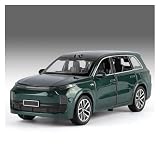 ONAIC Modèle Réduit Voiture 1:32 pour Li pour Auto L9 Modèle Réduit De Voiture Décoration Bureau(Vert)
