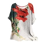 Weiblich T-Shirts Für Frauen Langarmbaumwolle Mittel Für Joga Top Aus Spitzenpflanze Für Frauen Martyrien Off-Shoulder Töpfe Für Frauen Mauve Top Für Frauen Schaukel Blau Frauen Oberteile (White, M)