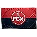 Produktbild 1. FC Nürnberg FCN Hissfahne Fahne 150cm x 100m rot-schwarz