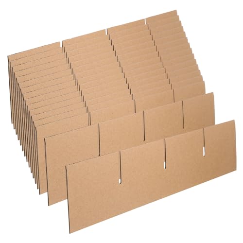 JECOMPRIS Trennwände Für Umzugskartons Aus Pappe 13.2X3.1X0.5 Zoll Kartonteiler Für Teller Glas Und Schalen Effektiver Schutz Vor Transportschäden 280G