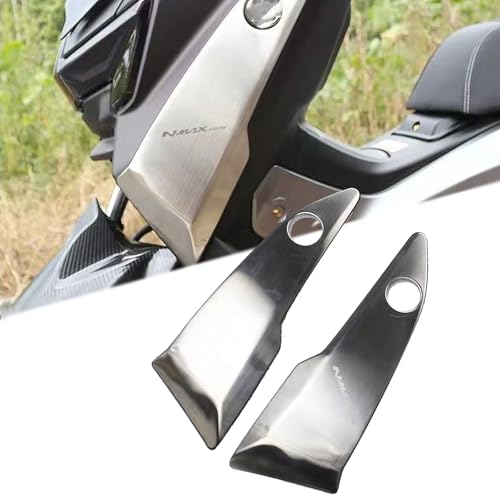 FOR 2025 NMAX 155 NMAX 155 NMAX/155 nmax155 �o�C�N�ƌ݊���������A�o�C�N�̃t�����g�̑��ʂ�ی삷��X�e�����X�X�`�[�����̃t�����g���h�~�X�e�b�J�[�ł��B (�V���o�[) [���s�A���i]
