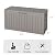 NUNU LAB 74 Gallon Outdoor Storage Box,Resin Large Sturdy Deck Box, Backyard Outside Storage Box Waterproof with Double Wall Panels,Garden Box,Package Delivery Box,Outdoor Hose Storage Bin