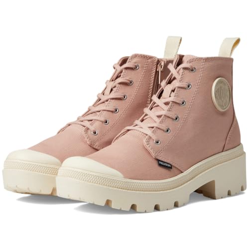 Image of Palladium Women's Pallabase Twill Canvas Combat Ankle Boots