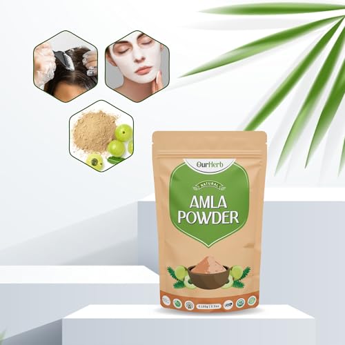 Pure & Natural Amla Powder for Skin & Hair - 100g | 100% Natural Indian Gooseberry Powder.