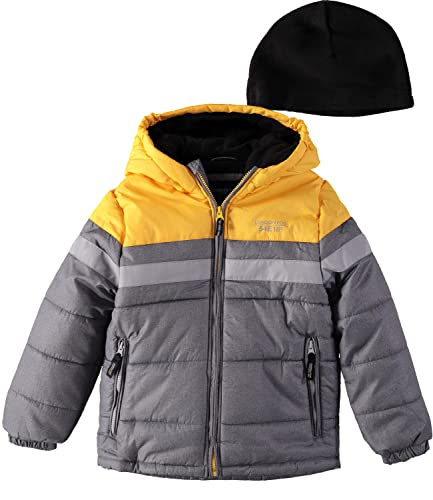London Fog Boys' Big Active Puffer Jacket Winter Coat cover