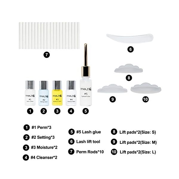 PINKZIO-Lash-Lift-Kit-Eyelash-Perm-Kit-Professional-Eyelash-Lash-Curling-Semi-Permanent-Curling-Perming-Suitable-For-Salon-Pink PINKZIO Lash Lift Kit Eyelash Perm Kit, Professional Eyelash Lash Curling, Semi-Permanent Curling Perming Suitable For Salon, Pink