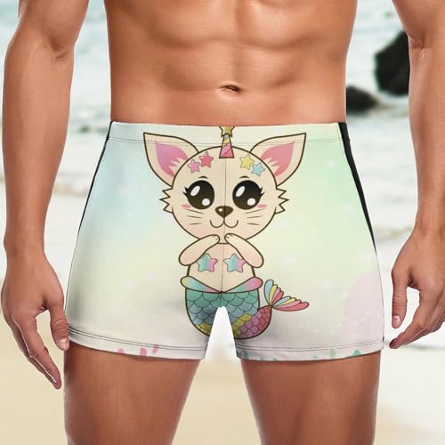 Swimming trunks chat sirène confortable pour la piscine et le surf