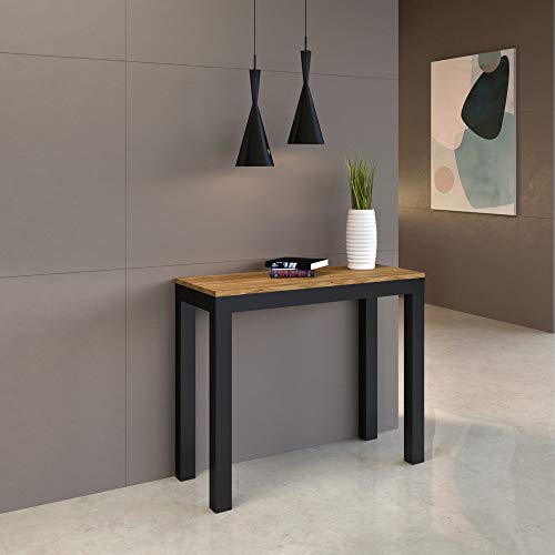 Itamoby Konsolentisch ausziehbar Everyday Evolution Eiche Natur L.90 T.40 H.77 ausziehbar bis 300 cm