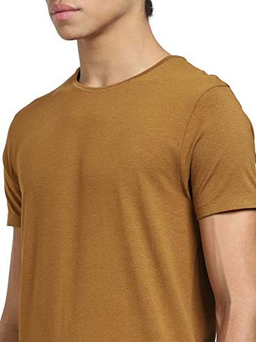 Image of Jack & Jones Men's Solid Slim Fit T-Shirt