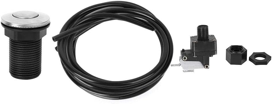 Air Switch Air Hose Button Switch Kit for Garbage Disposal Bathtub