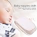 Baby Nappies, 10Pcs Breathable Cotton Baby Nappies, Reusable Washable Insert Diaper Cloth for Cool Dry Skin