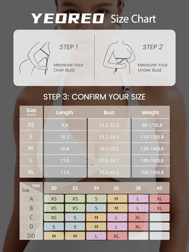Image of YEOREO Halter Sports Bras for Women Low Impact Removable Padded Adjustable Deep V Bra Seamless Workout Gym Crop Tops