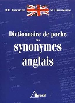 Paperback Dictionnaire de poche des synonymes anglais (Broché) [French] Book