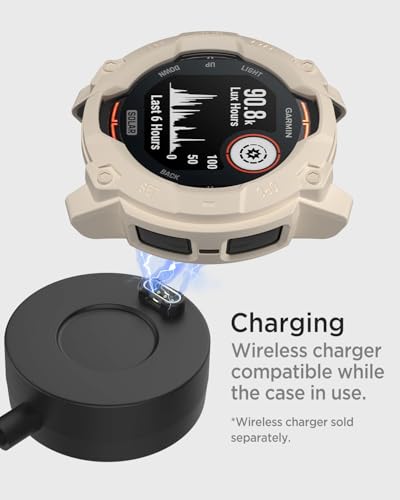 Carcasa Garmin Instinct 3 Solar 50mm Miimall funda protectora anticolisión resistente a arañazos 7