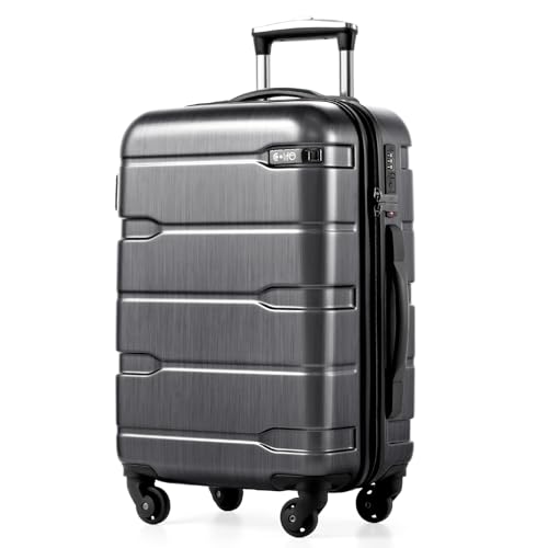 Coolife Carry On Luggage Expandable