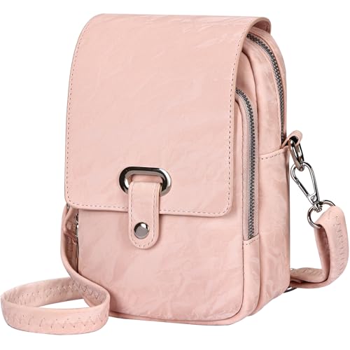 Leathario Cross Body Bag Women, Vegan Leather Phone Bag, Small Women's Cross-Body Bags, Versatile Handbags and Shoulder Bags