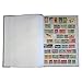 Supersafe Stamp Album Stockbook with 16 White Pages and Glassine Interleaves Black Cover W 4/8