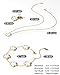AICase 18K Gold Plated Lucky Clover Bracelet, Four Leaf Clover Necklace and Clover Earrings Fashion Jewelry Set for Women