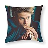 AFLJNYNN Charlie Hunnam - Fundas de almohada de lona suave tribal reversible chic para caravanas