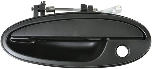 Miniatura 710 de TRQ Manija de la puerta exterior trasera izquierda del lado del conductor negra compatible con Honda Civic 2001-2005