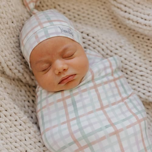 Image of Copper Pearl Swaddle Blankets for Newborns | Soft Stretchy Receiving Blankets for Boys and Girls | Large 46 x 46 Inch Baby Blankets | Lightweight and Breathable Swaddles | Madelyn