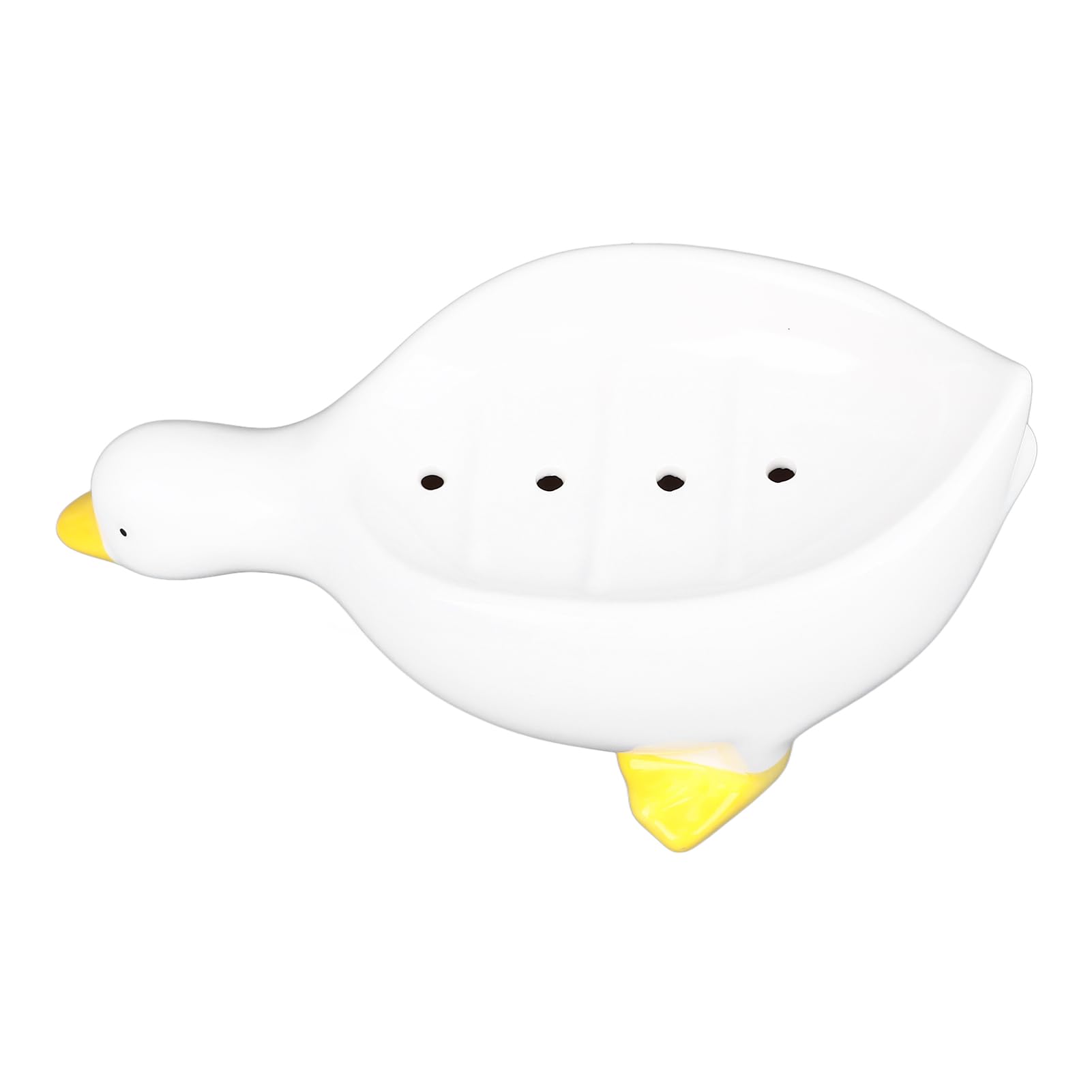 Porte-savon auto-drainant canard mignon contre le savon mou