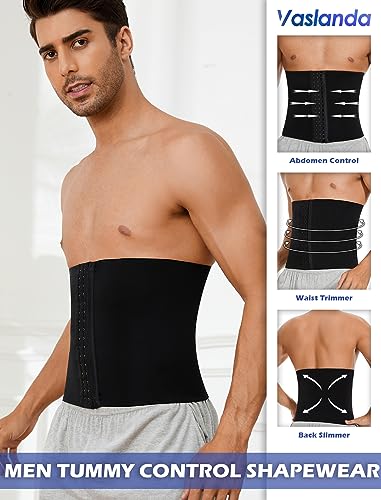 Men Waist Trainer Firm Belly Fat Tummy Control Shapewear Girdle Stomach Band Weight Loss Workout Trimmer Belt2