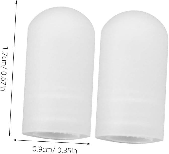 Juego de 10 tapas silenciosas para baquetas de batería miniatura 2