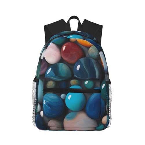 Sac à dos imprimé marbre coloré léger et ultra confortable