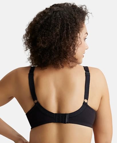 Image of Jockey ES24 Plus Size Bra | Wirefree | Non Padded | Full Coverage with Plush Lining Cup| Super Combed Cotton Elastane Fabric