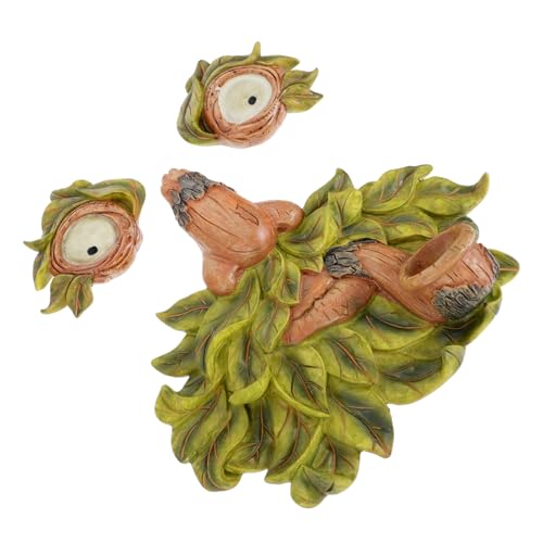 TOYANDONA Escultura De Árbol Decorativa para Jardín Abrazador De Árboles DIY Decoración De Cara De Árbol