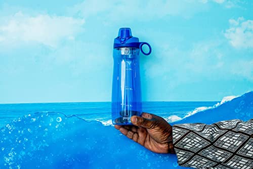 Image of Pogo BPA-Free Tritan Plastic Water Bottle with Chug Lid, 32 Oz, Blue